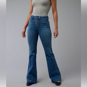 American Eagle Next Level Super High-waisted Flare Jeans